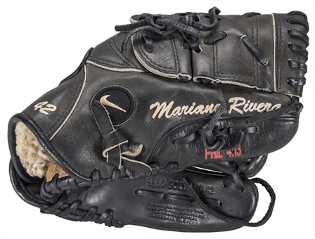 2006-2008 Mariano Rivera Game Used Nike PPro Gold MO42 Model Fielders Glove (PSA/DNA)